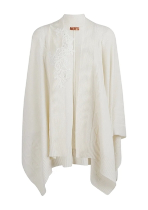 Ermanno Scervino cashmere oversized jacket - White