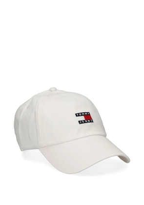 Tommy Jeans embroidered-logo baseball cap - White