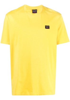 Paul & Shark logo patch T-shirt - Yellow
