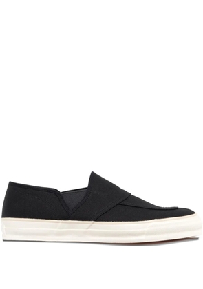 Comme des Garçons Homme Deux panelled trainers - Black