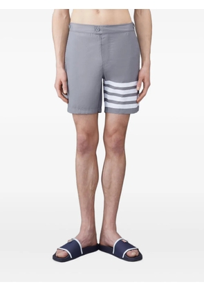 Thom Browne Swim Tech 4-Bar deck shorts - Grey