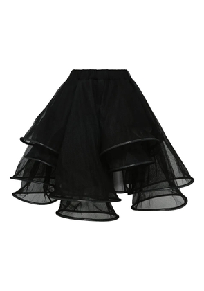 Noir Kei Ninomiya pleated skirt - Black