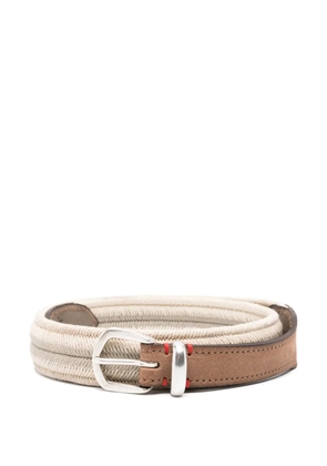 Eleventy interwoven belt - Neutrals