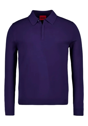 HUGO long-sleeve polo shirt - Purple