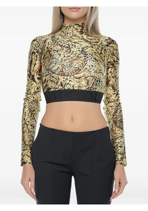 Just Cavalli animal-print T-shirt - Yellow