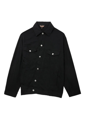Black Comme Des Garçons buttoned pocket overshirt