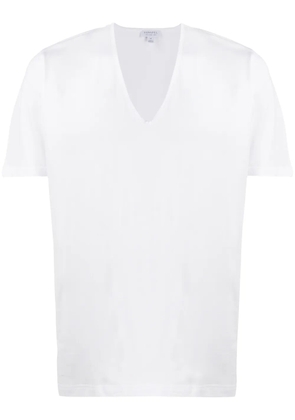Sunspel V-neck T-shirt - White
