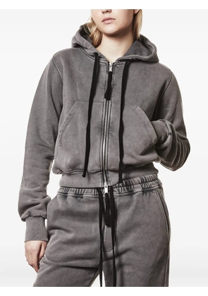 Thom Krom hooded zip-up jacket - Grey