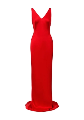 IL VOLO Lavina V-neck maxi dress - Red