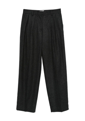 TOTEME double-pleat pants - Black