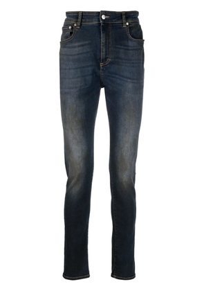 Represent faded-effect skinny jeans - Blue