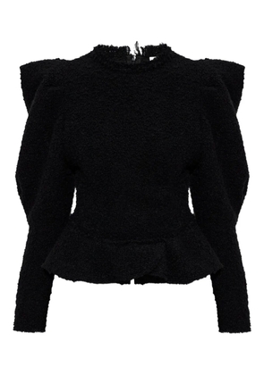 ISABEL MARANT Giamili peplum top - Black