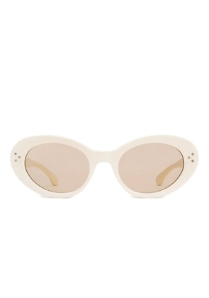 Sporty & Rich oval-frame sunglasses - Neutrals