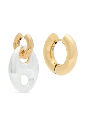 Timeless Pearly hoop earrings - Silver