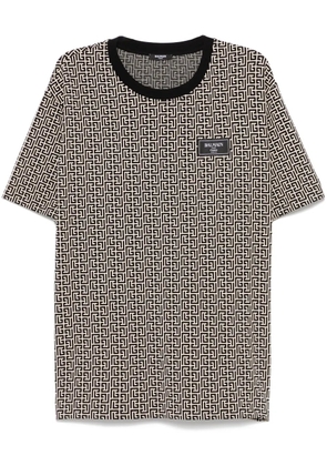 Balmain PB Labyrinth Jacquard T-shirt - Neutrals