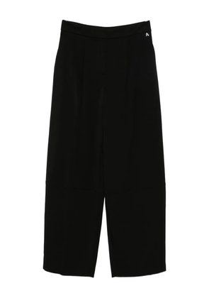 TWINSET logo-plaque trousers - Black