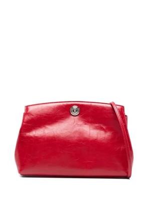 Liffner pushlock detachable-strap clutch bag - Red