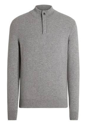 Zegna Oasi mock-neck cashmere jumper - Grey