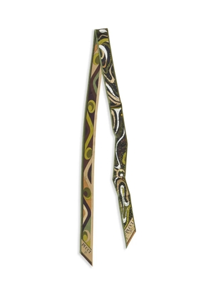 PUCCI mix-print scarf - Green