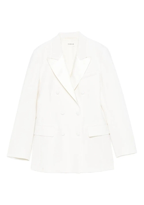 P.A.R.O.S.H. double-breasted peak-lapels blazer - White