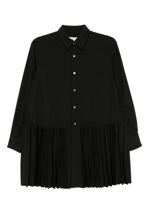 Comme Des Garçons pleated shirt - Black