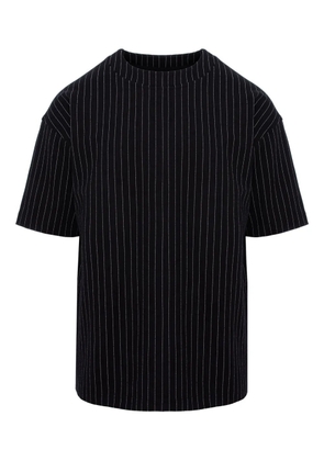 HAMZA striped T-shirt - Black