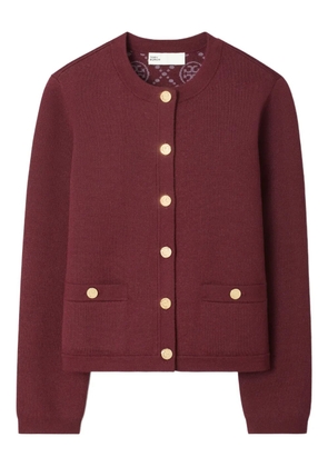 Tory Burch Kendra pockets button cardigan - Red