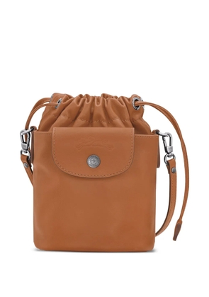 Longchamp mini Le Pliage Xtra drawstring bucket bag - Brown