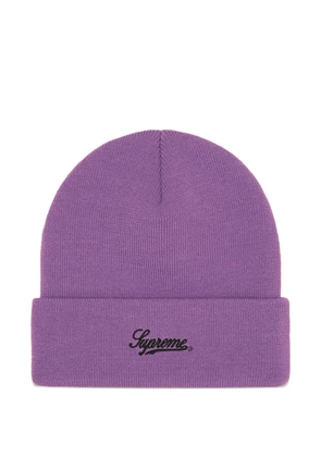 Supreme zoo york embroidered beanie - Purple