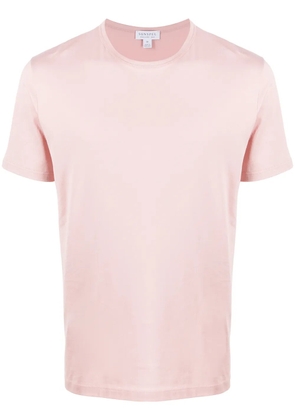 Sunspel round neck T-shirt - Pink