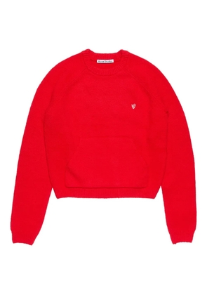 Acne Studios pocket-detail crew-neck sweater - Red