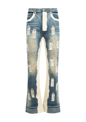 Who Decides War Howdy appliqué jeans - Blue