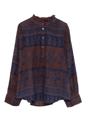 Antik Batik floral-print blouse - Red