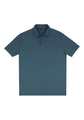 Zanone buttoned polo shirt - Blue
