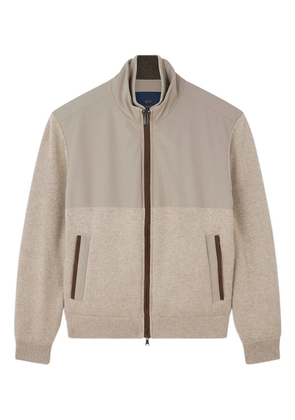 Paul & Shark hybrid zip-up jacket - Neutrals