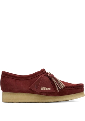 Clarks Originals Wallabee tassel Derby shoes - Red