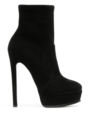 Casadei Flora 140mm platform ankle boots - Black