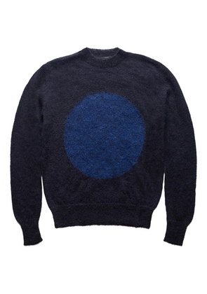 Edward Cuming circle-print sweater - Blue