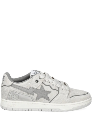 A BATHING APE® BAPE SK8 STA #3 L appliqué sneakers - Grey