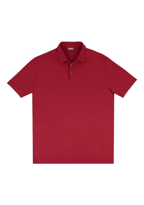 Zanone buttoned polo shirt - Red