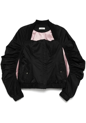 Besfxxk cut-out bomber jacket - Black