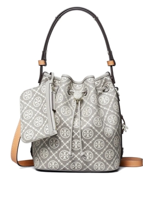 Tory Burch monogram bucket bag - Grey
