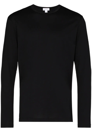 Sunspel long sleeve T-shirt - Black