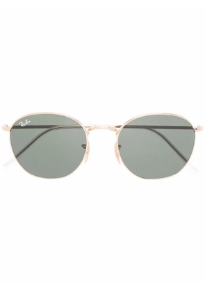 Ray-Ban rectangle-frame sunglasses - Gold