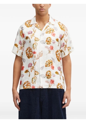 A BATHING APE® floral short-sleeve shirt - White