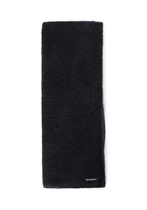 Ann Demeulemeester Tuva knitted scarf - Black