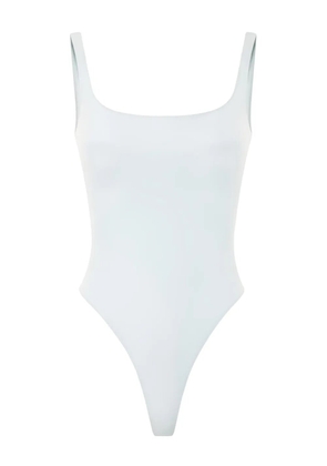 Elisabetta Franchi square-neck bodysuit - Blue
