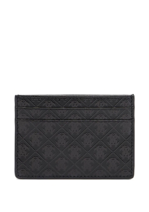 Roberto Cavalli Mirror Snake Monogram-embossed cardholder - Black