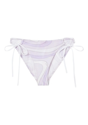 PUCCI Marmo-print bikini bottoms - Purple
