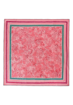 Loro Piana floral-print scarf - Pink